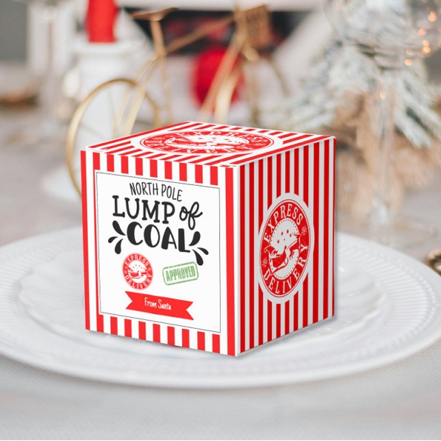 Lump of Coal funny Christmas secret Santa party Fa Favor Box (Creator Uploaded)