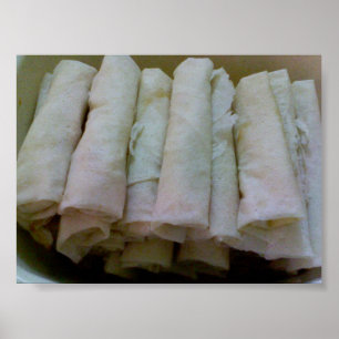 Lumpia - Affiche alimentaire philippine