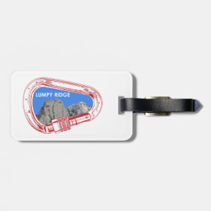 Lumpy Ridge Rock Climbing Carabiner Luggage Tag