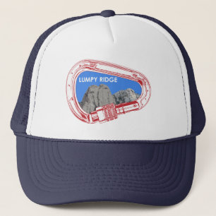 Lumpy Ridge Rock Climbing Carabiner Trucker Hat