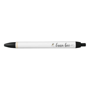 Luna Bee Black Ink Pen