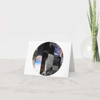 Luna — Carte de vœux en mosaïque