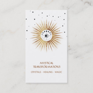 *~* Luna Celestial  Lunar Moon Light Magic Boho Business Card
