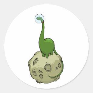 Luna Dino Sticker