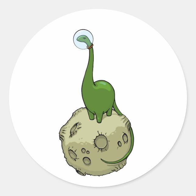 Luna Dino Sticker (Front)