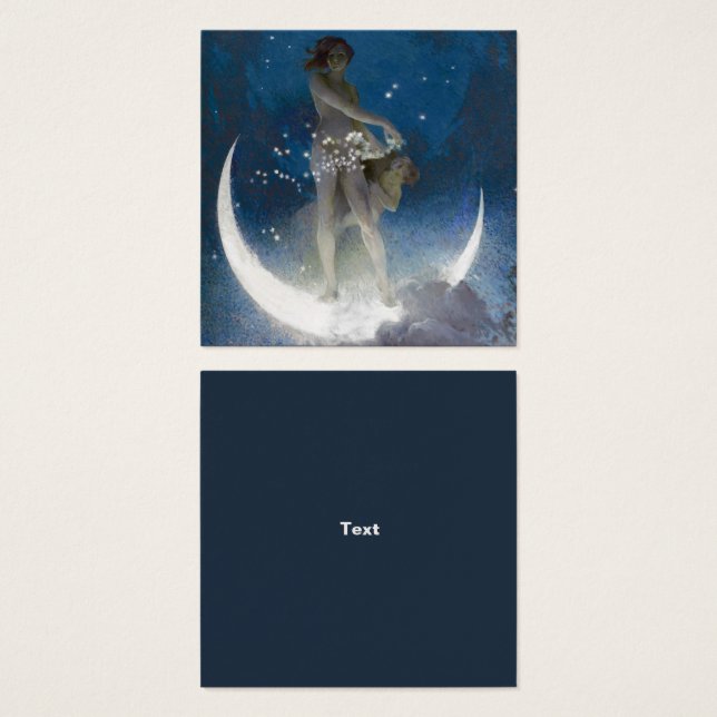 Luna Goddess at Night Scattering Stars (Devant & derrière)