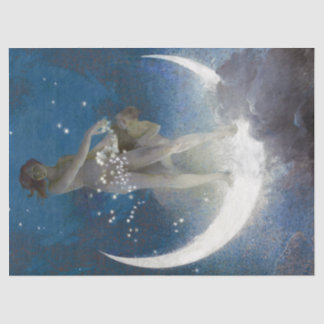 Luna Goddess at Night Scattering Stars Tissue Paper