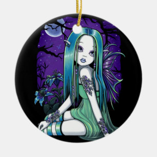 "Luna" Gothic Moon Lilly Fairy Art Ornaments