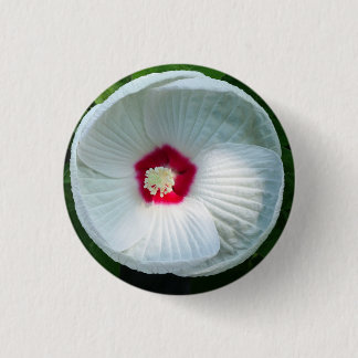 Luna Hibiscus 1 Inch Round Button