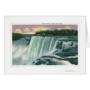 Luna Island Vue sur les chutes américaines