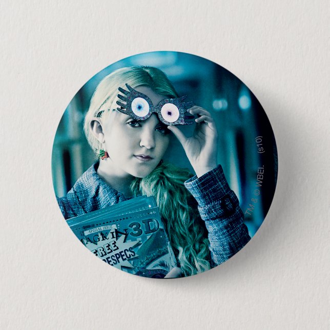 Luna Lovegood 2 Inch Round Button (Front)