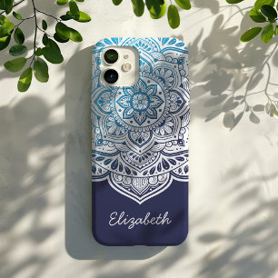 Luna Mandala Personalized iPhone Case