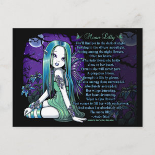 Luna Moon Lilly Myka Jelina Fairy Poem Postcard