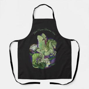 Luna Moonduster Moth Fairy Horse Apron
