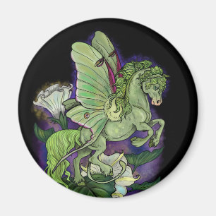 Luna Moonduster Moth Fairy Horse Magnet