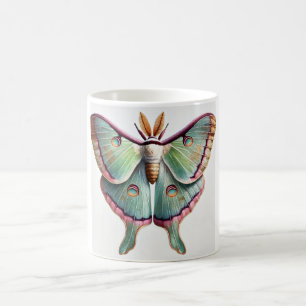 Luna Moth 200624IREF217 - Watercolor Coffee Mug