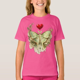 Luna Moth Butterfly Floral T-Shirt Vintage Botan