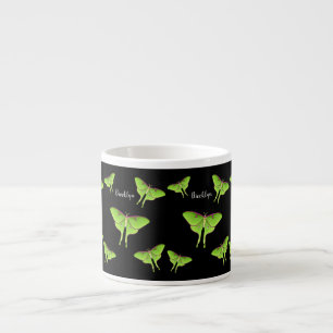 Luna Moth cartoon illustration  Espresso Cup