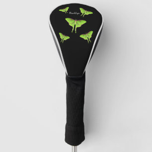 Luna Moth cartoon illustration   Golf Head Cover