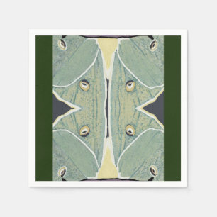 Luna Moth Digital Painting Napkin