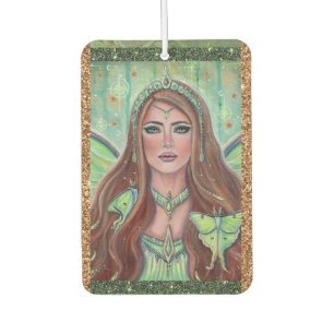 Luna moth fairy art by Renee Lavoie Air Freshener