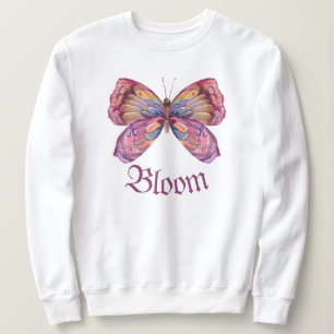 Luna Moth, Floral Moth Sweatshirt