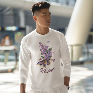 Luna Moth, Floral Moth T-Shirt