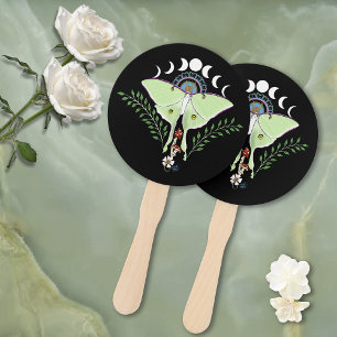 Luna Moth Hand Fan