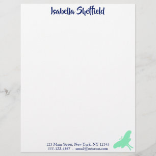 Luna Moth Letterhead