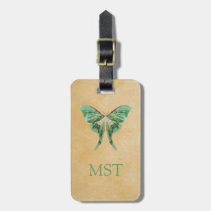 Luna Moth Luggage Bag Tag