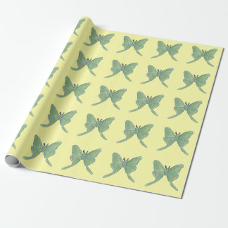 Luna Moth Matte Wrapping Paper, 30" x 6' Paper