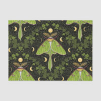 Luna moth, moon phases and ivy damask 2