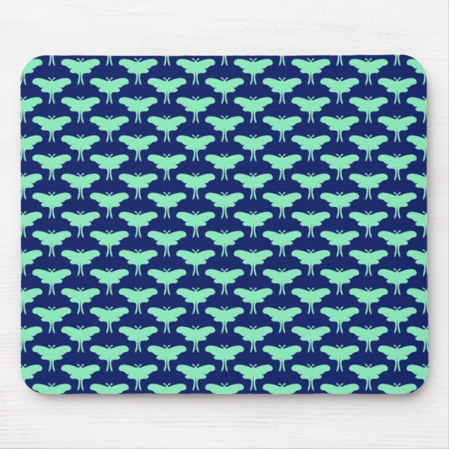 Luna Moth Mouse Pad (Front)