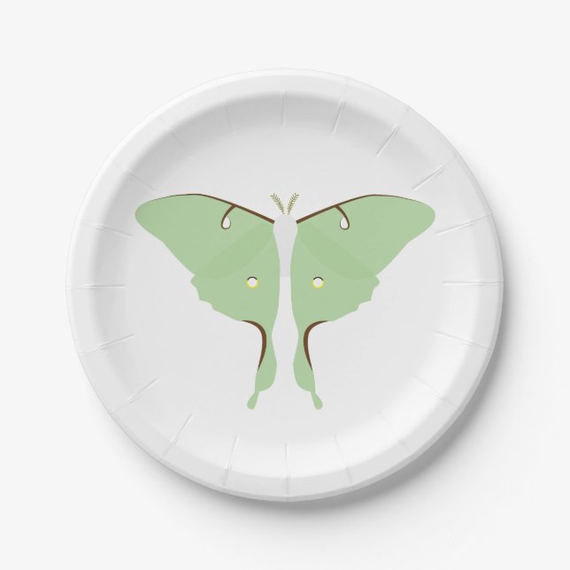 Luna Moth - Paper Plates (Front)