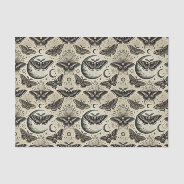 Luna Moth Tissue Paper | Elegant Nature-Inspired (Front)