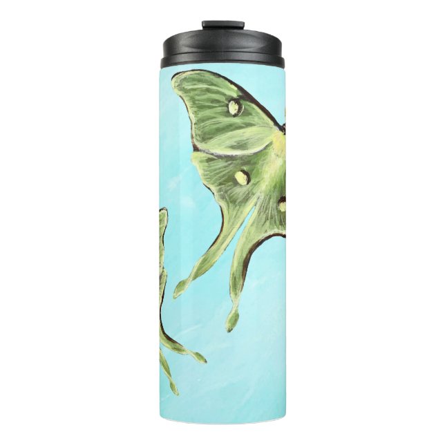 Luna Moth Water Bottle (Front)