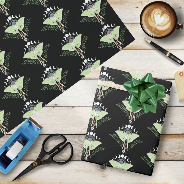 Luna Moth Wrapping Paper (Creator Uploaded)