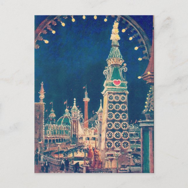 Luna Park Coney Island Postcard (Front)
