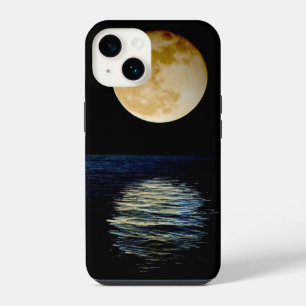 Luna Reflection Sea Superluna Night Super Water. iPhone 14 Case