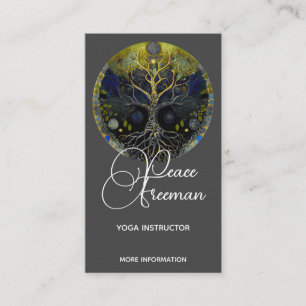Luna Rising   Tree of Life Business Card