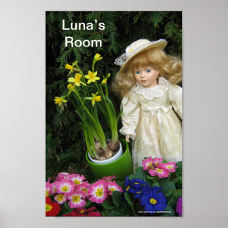 Luna’s room poster
