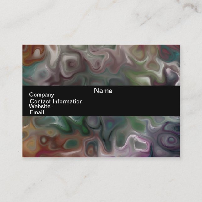 luna sky 44.2 abstract "MOdern art" Business Card (Front)