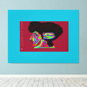 Luna Wolfwoman  Canvas Print
