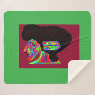 Luna Wolfwoman  Sherpa Blanket