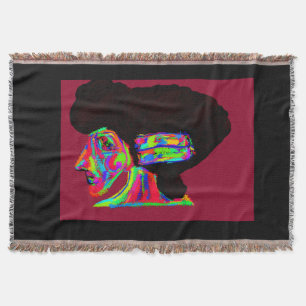 Luna Wolfwoman  Throw Blanket