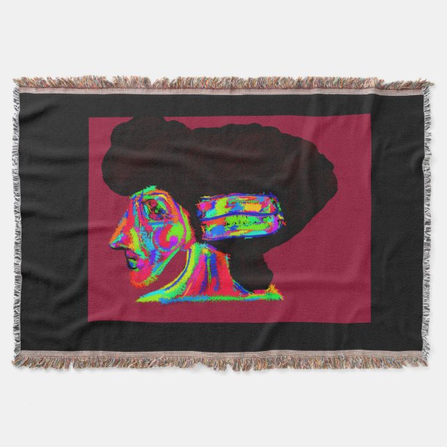 Luna Wolfwoman  Throw Blanket (Front)