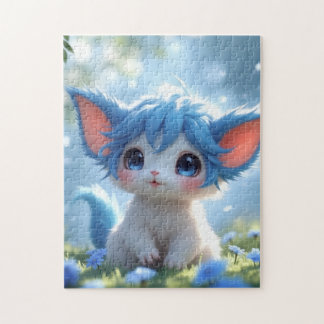 Lunabu in the Blue Meadow Jigsaw Puzzle
