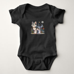  Lunar Baby Wolf - Adorable Baby Romper