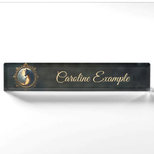 Lunar Balance – Where Shadows Embrace the Light. Nameplate
