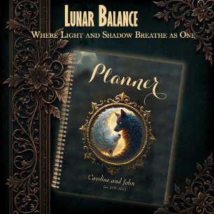 Lunar Balance – Where Shadows Embrace the Light. Planner